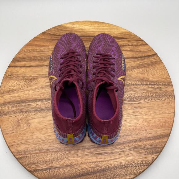 Nike Zoom Mercurial SuperFly 9 Shoes Mens Size 10 Red Soccer Cleats Athletic - Picture 5 of 8